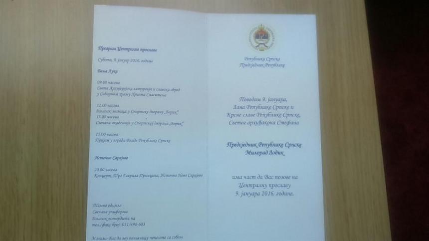 Koga Dodik pozva na proslavu Dana Srpske