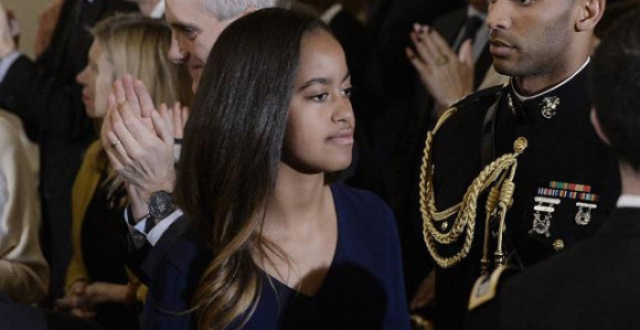 Malija Obama na protestima...