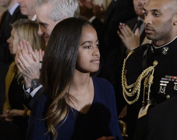Malija Obama na protestima...