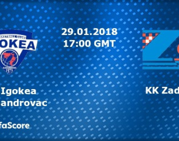ABA - Drama u Laktašima: Igokea jedva pobijedila Zadar!