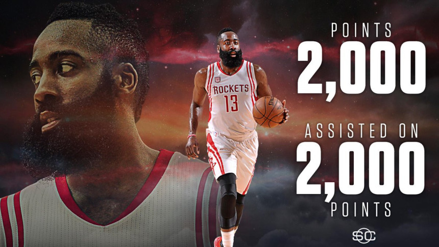 Harden prvi u istoriji NBA lige!