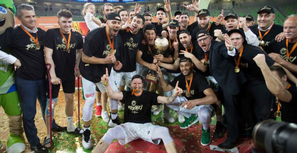 Košarkaši Olimpije 17. put prvaci Slovenije!