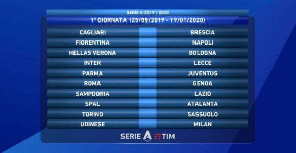 Raspored Serije A: Juve ima paklen start!