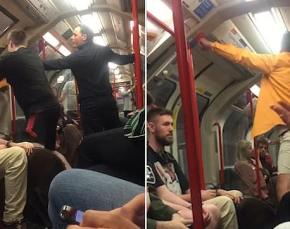 Video: Putnici se riješili pijanog navijača Čelsija!