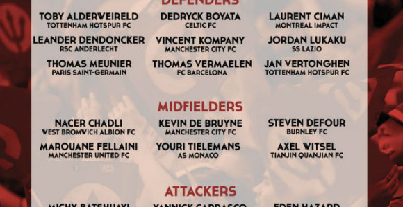 SP: Spisak Belgijanaca za kvalifikacije...