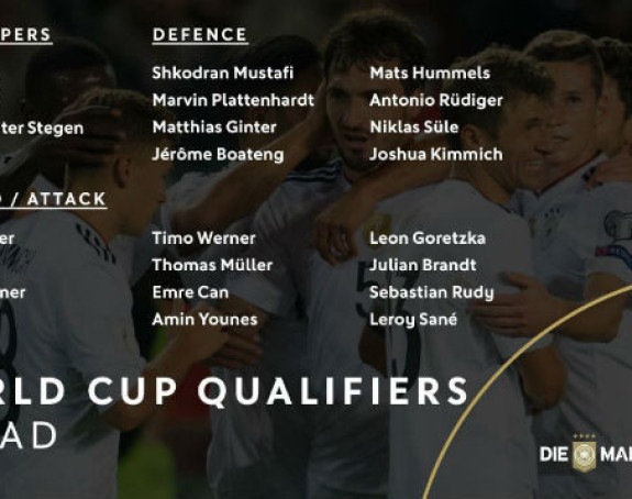 SP: Spisak Nijemaca za kvalifikacije...
