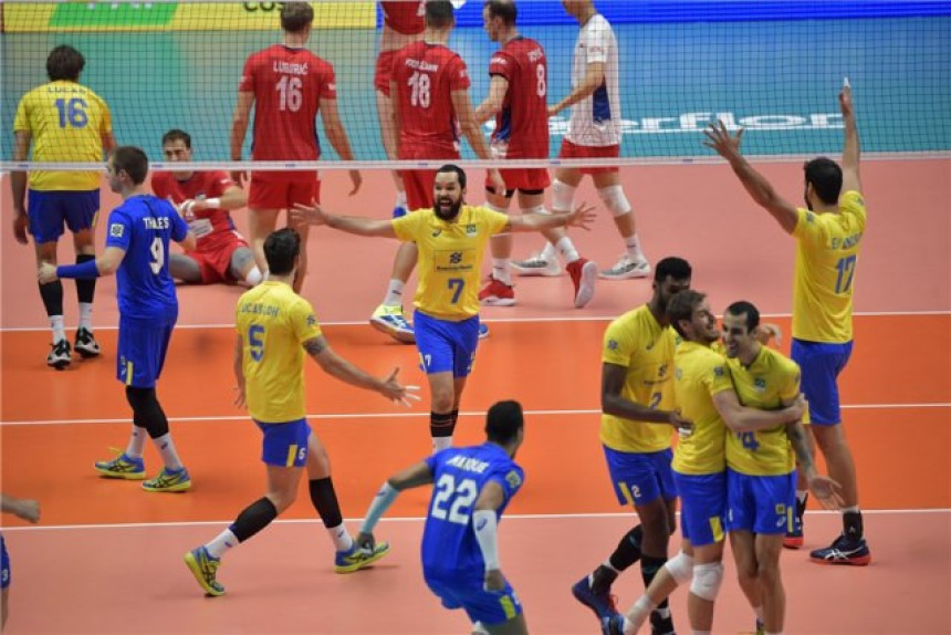 SP: Brazil "počistio" anemičnu Srbiju za finale!