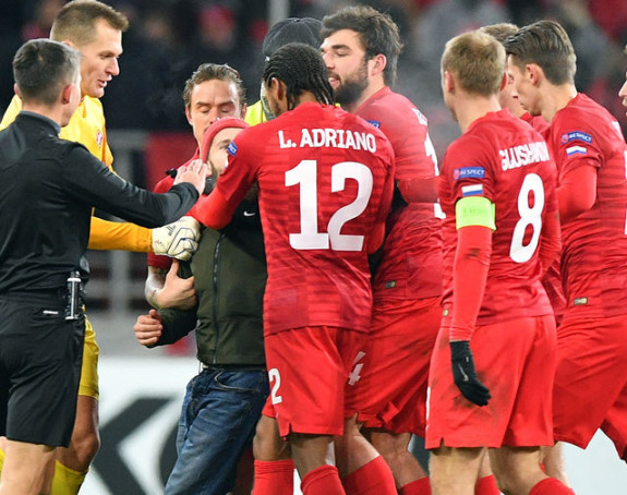 Huligan napao kapitena Spartaka, Glušakova!