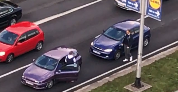 Nakon sudara, vozači se tukli