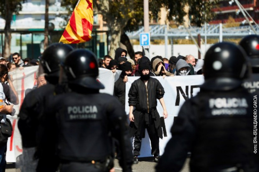 Насилни протести у Барселони 