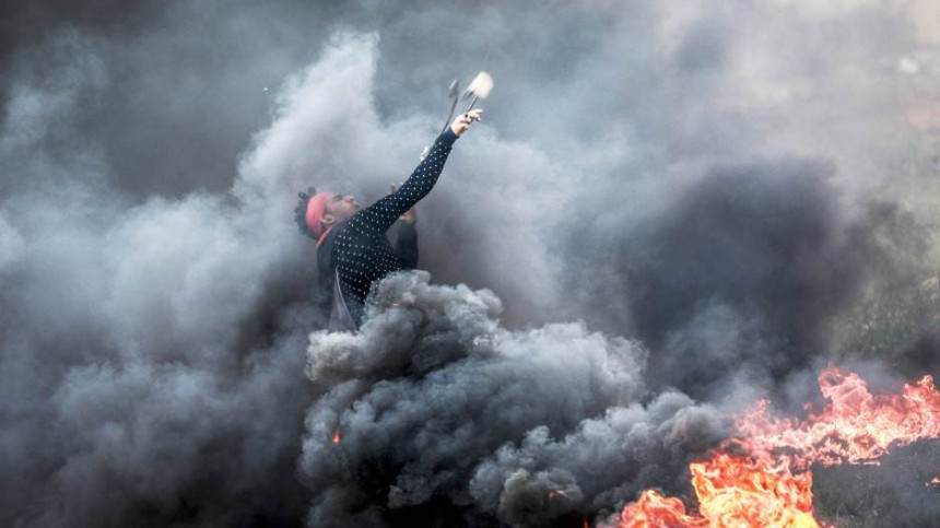 Protest u Gazi: Ubijen Palestinac