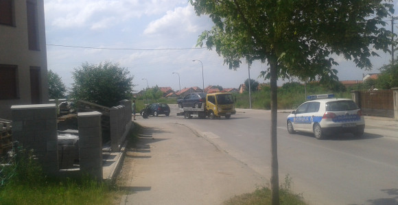 Saobraćajna nezgoda u naselju "Intergaj"