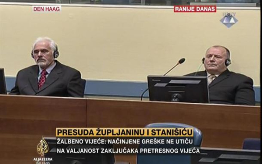 Stanišiću i Župljaninu po 22 godine zatvora