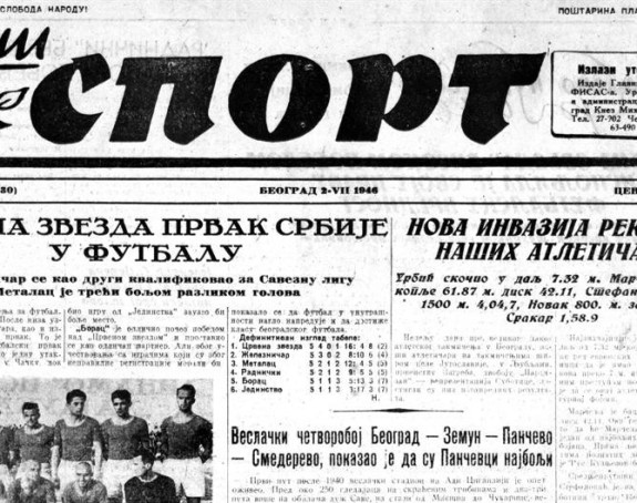 Zvezda: Dokazi da smo 1946. bili prvaci Srbije!