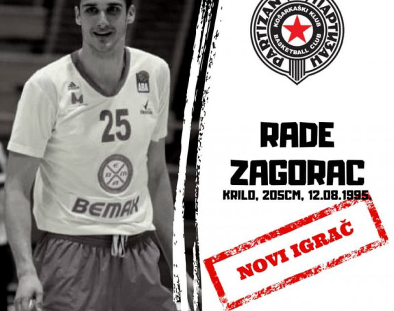 Zvanično: Zagorac Partizanov dvije godine!