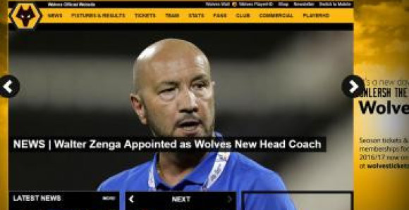 Valter Zenga preuzeo Vulverhempton!