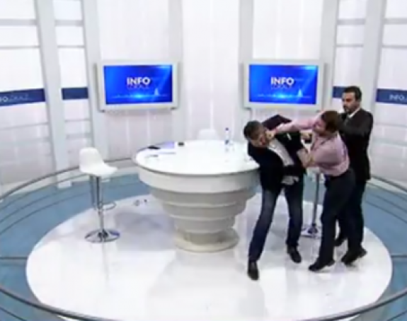 Tuča poslanika u debati TV Kosova