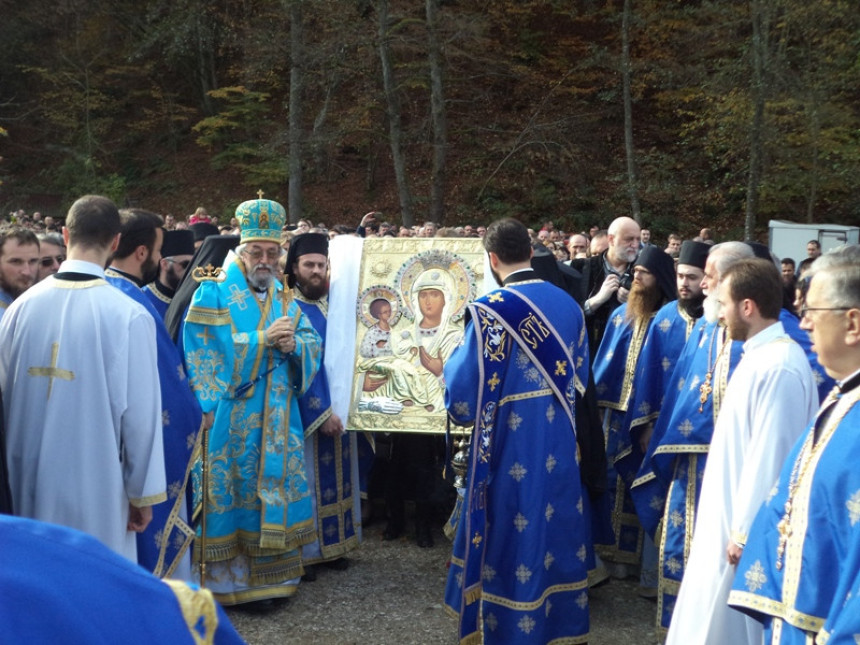 Čudotvorna ikona u Manastiru Osovica