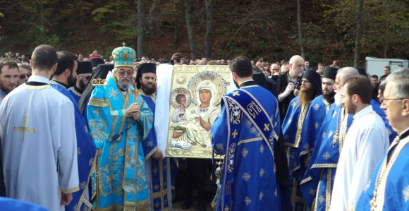 Чудотворна икона у Манастиру Осовица