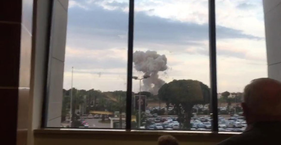 Велика експлозија код аеродрома на Малти