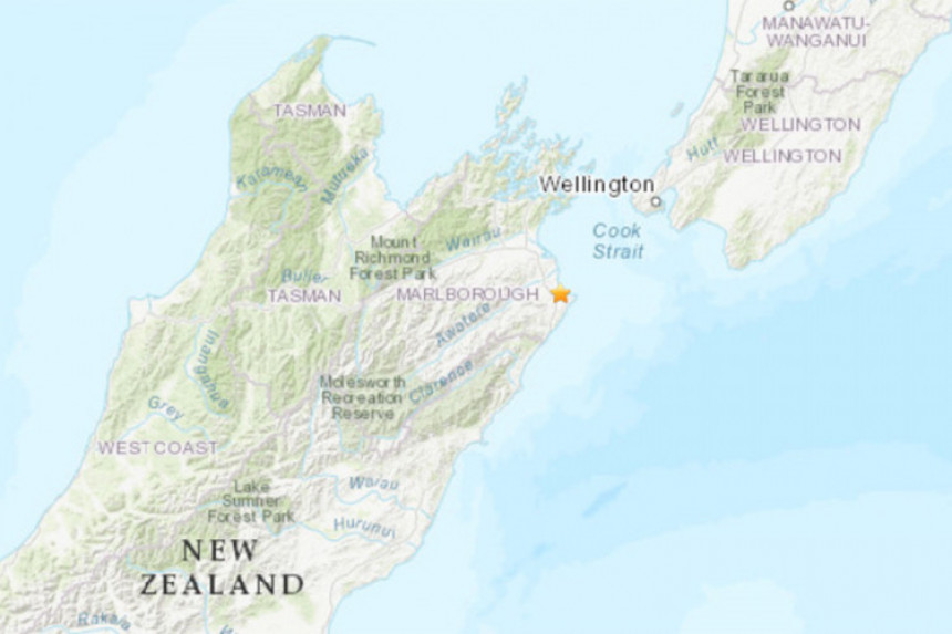 Jak zemljotres na Novom Zelandu  