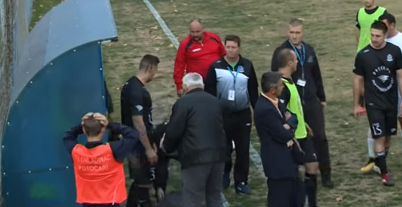 Video - Brčko: Fudbaler udario glavom u beton!