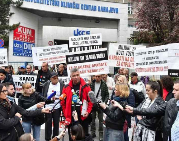 Protest bolesnika: Umiremo polako, ali sigurno