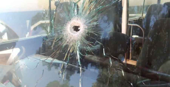 Изрешетан аутобус фудбалског прволигаша