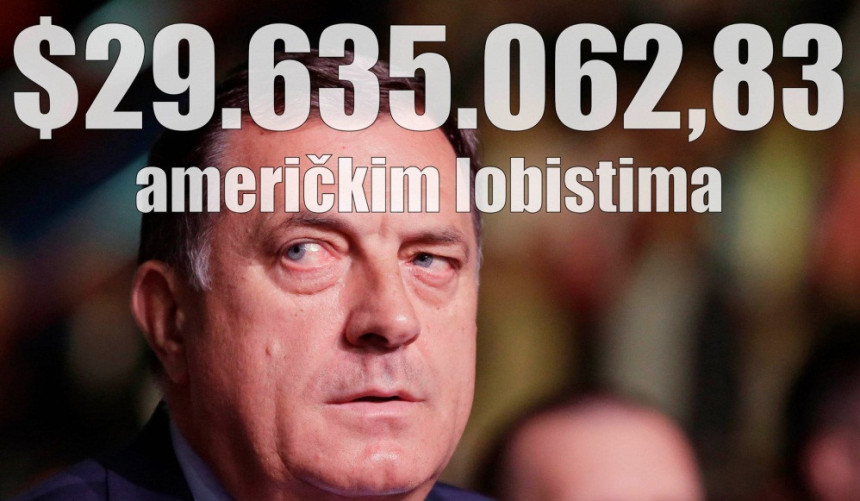 Glas Amerike: Dodik u SAD potrošio blizu 30 miliona dolara