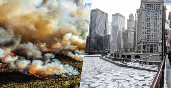 Amerika u ledu, Australija gori