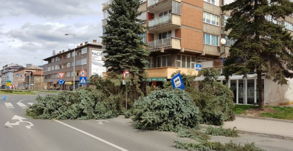 Oluja: Udari vjetra do 80 km/h