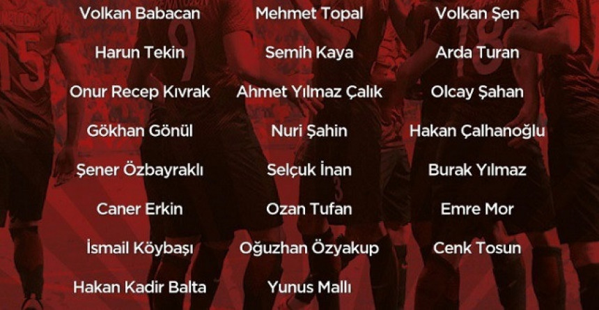 И Турци одредили 23-ицу за ЕУРО: Отпао Гокан Торе!