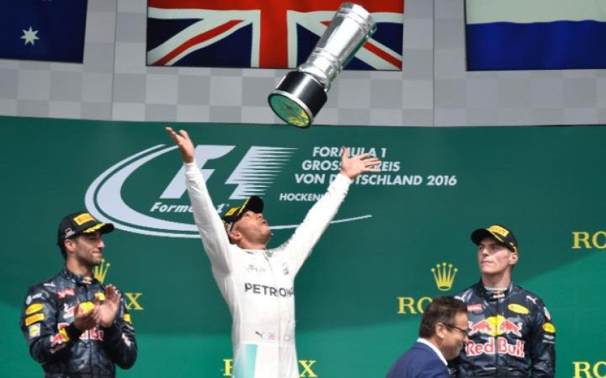 F1 - Hokenhajm: Hamilton završio posao za sekund, 2. i 3. mjesto za Red bul!