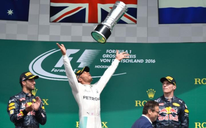 F1 - Hokenhajm: Hamilton završio posao za sekund, 2. i 3. mjesto za Red bul!