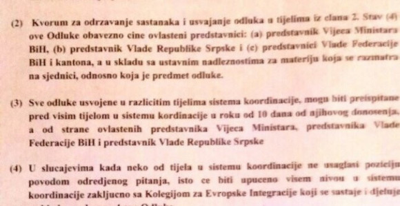 Detalji sporazuma Izetbegovića i Dodika o mehanizmu koordinacije