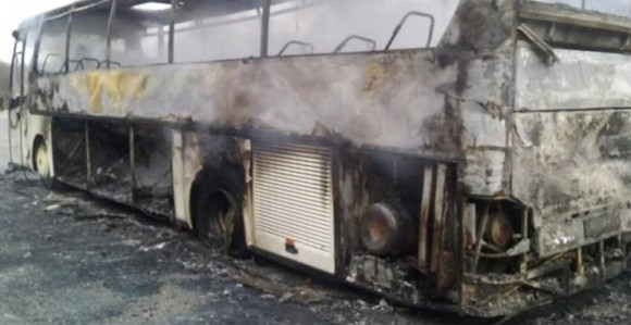 Gorio autobus kod Kragujevca