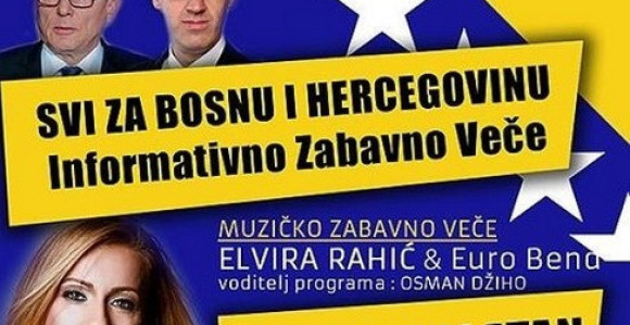 Nastup kandidata s folk pjevačicom