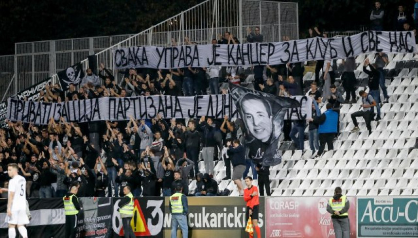 Koga "Grobari" krive za rezultate Partizana?!